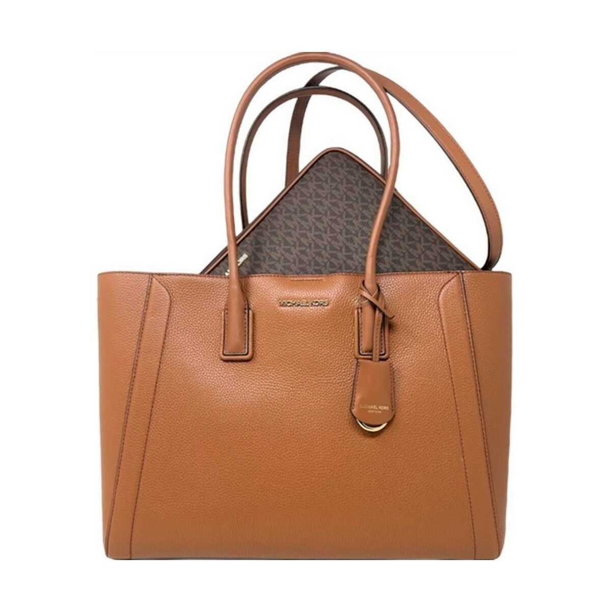 Women's Handbag Michael Kors 35S2G6KT9L-BROWN Brown 38 x 30 x 14 cm