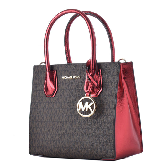 Women's Handbag Michael Kors MERCER Brown 22 x 19 x 10 cm