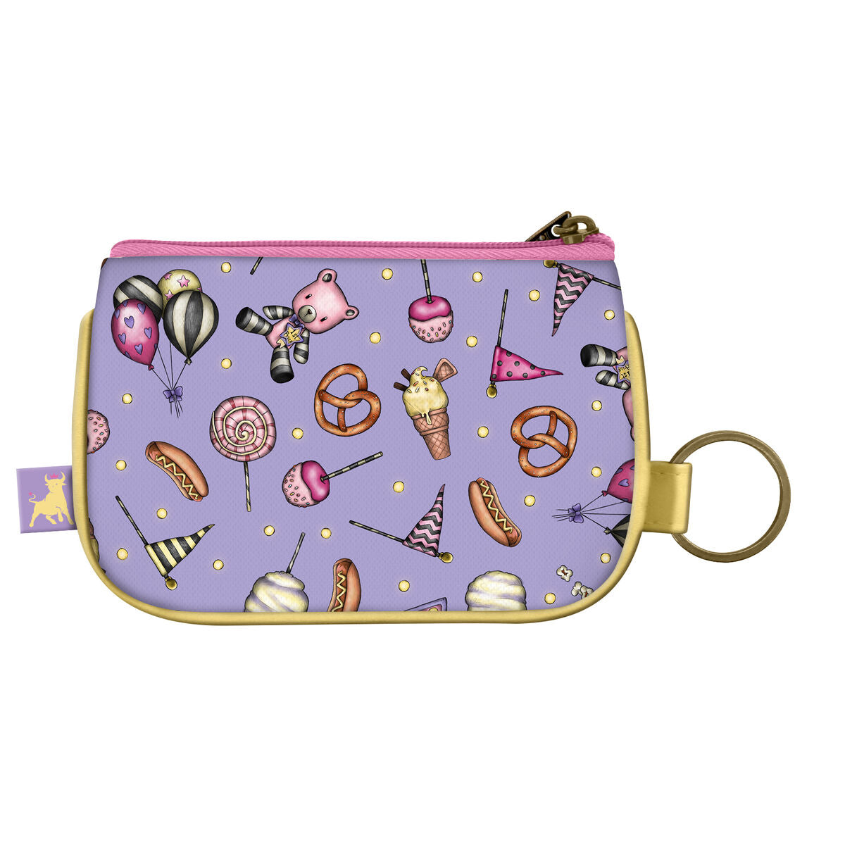 Purse Keyring Gorjuss First prize Lilac (12.4 x 1 x 8.5 cm)