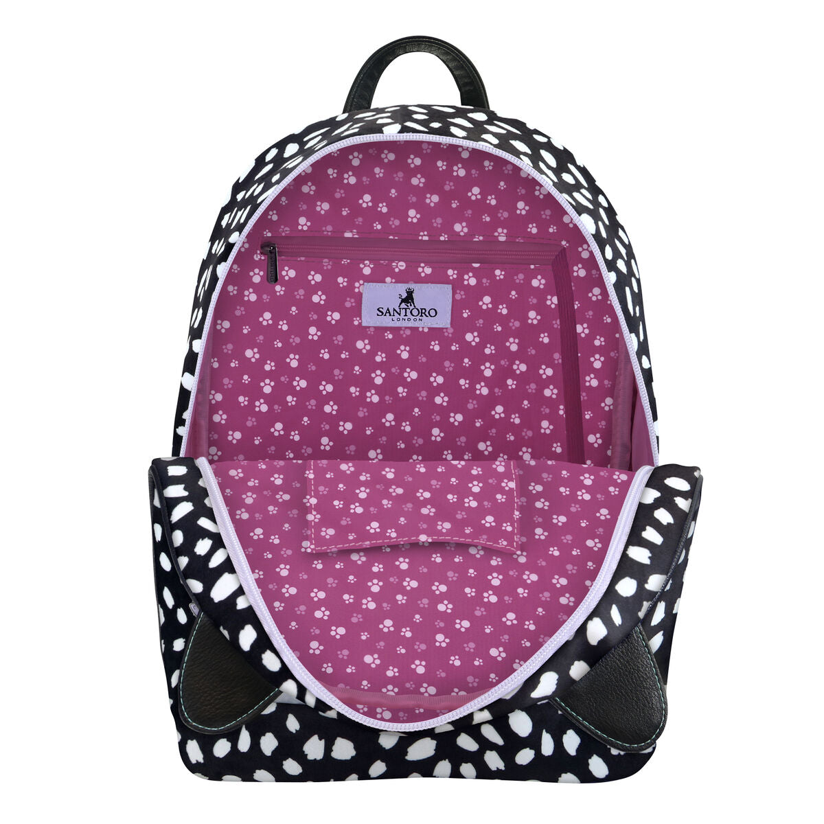 Casual Backpack Gorjuss Smitten kitten Black White (25,5 x 31 x 10 cm)