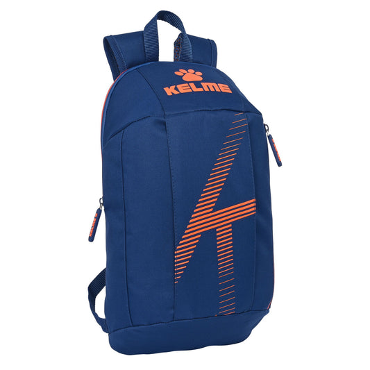 Casual Backpack Kelme Navy blue Orange Navy Blue 10 L