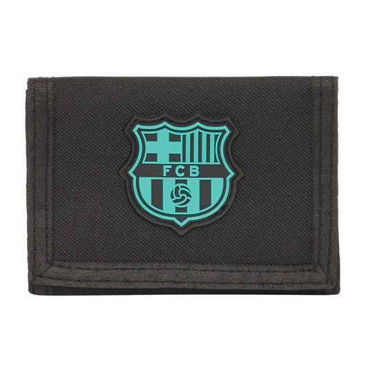 Purse F.C. Barcelona Black 12.5 x 9.5 x 1 cm