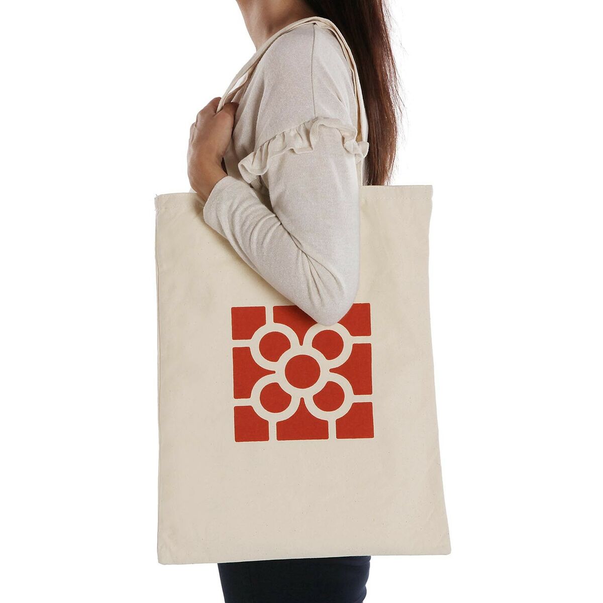 Shopping Bag Versa Red 36 x 48 x 36 cm