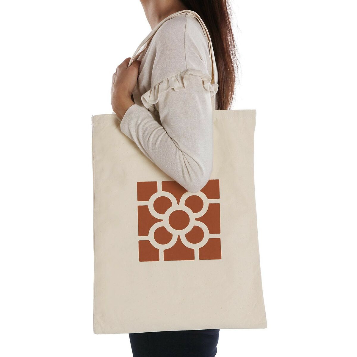 Shopping Bag Versa Orange 36 x 48 x 36 cm