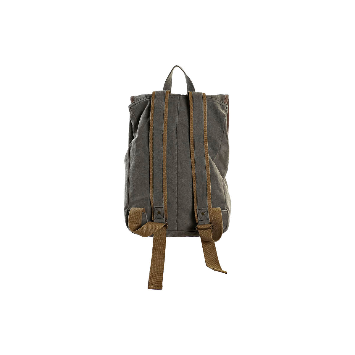 Casual Backpack DKD Home Decor Canvas Bicycle Grey Brown (33 x 12 x 47 cm)